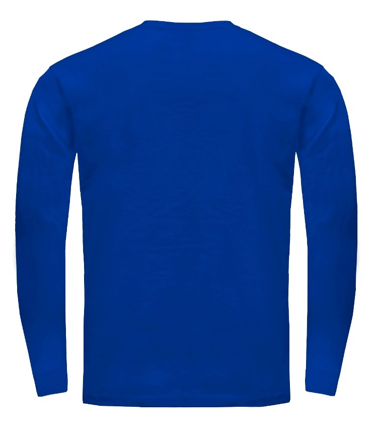 T-Shirt męski z długim rękawem TSRA170LS - ROYAL BLUE