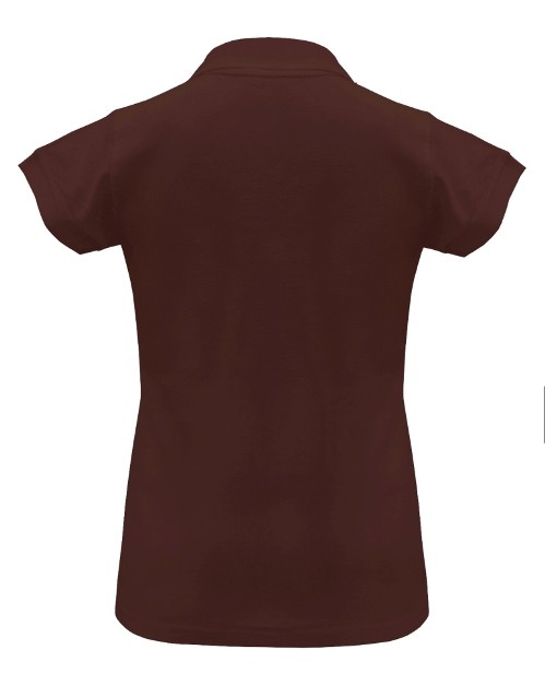 Polo damskie POPL 200 CHOCOLATE