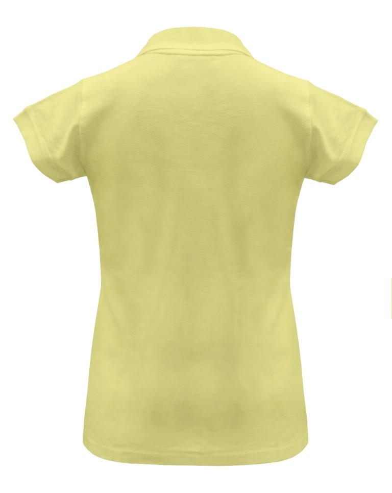 Polo damskie POPL 200 LIGHT YELLOW