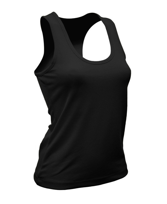 SPORT T-SHIRT JHK ARUBA LADY - BLACK