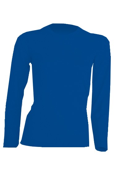 T-SHIRT DAMSKI z długim rękawem JHK TSRLCMF LS ROYAL BLUE