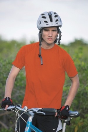T-shirt JHK SPORT T-SHIRT MAN - ORANGE FLUOR