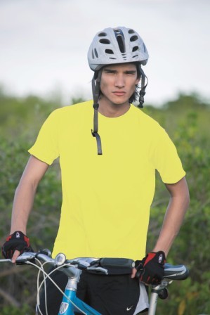 T-shirt JHK SPORT T-SHIRT MAN - GOLD FLUOR