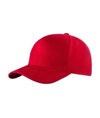 Czapka pięciopanelowa  CZA005 - RED