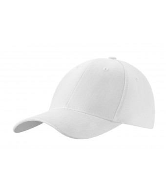 Czapka sześciopanelowa  CZA006 - WHITE