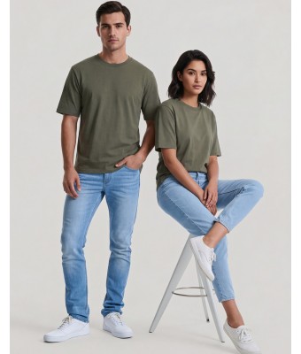 T-shirt z bawełny organicznej Skate BS053