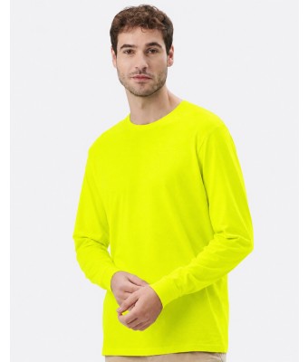 T-shirt HV długi rękaw Evolution LS BS100 - SAFETY YELLOW