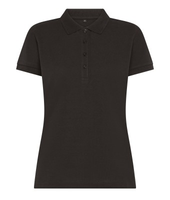Polo damskie Ultrafit z elastanem BSW202 - BLACK