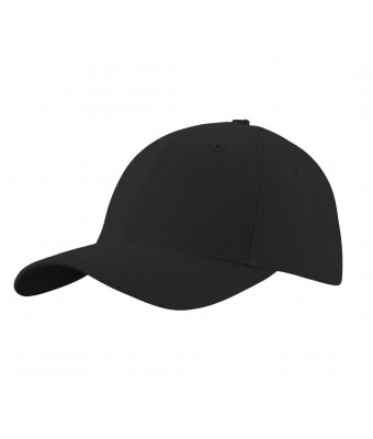 Czapka sześciopanelowa  CZA003  - kolor BLACK