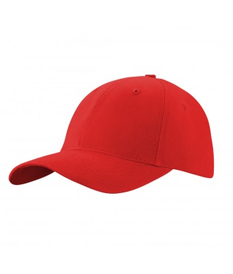 Czapka sześciopanelowa  CZA003  - kolor RED