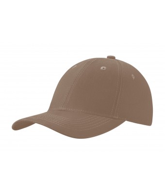 Czapka sześciopanelowa  CZA006 - BROWN