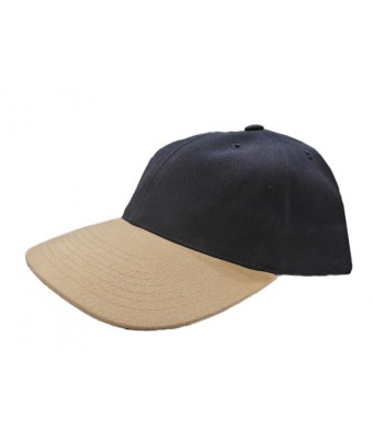Czapka sześciopanelowa  SANDWICH CZA006 - NAVY / SAND 