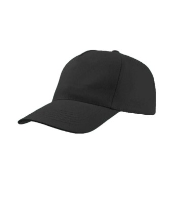 Czapka dziecięca pięciopanelowa KIDS CZA600K - BLACK