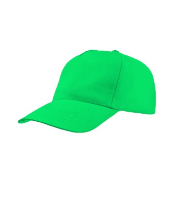 Czapka dziecięca pięciopanelowa KIDS CZA600K - LIME