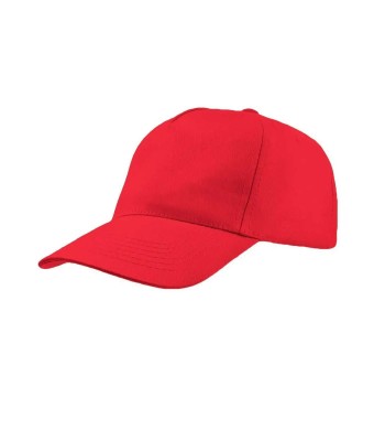 Czapka dziecięca pięciopanelowa KIDS CZA600K - RED