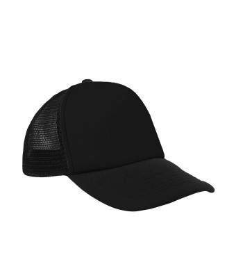 Czapka pięciopanelowa TRUCKER poliester 100%  CZA610 - BLACK / BLACK