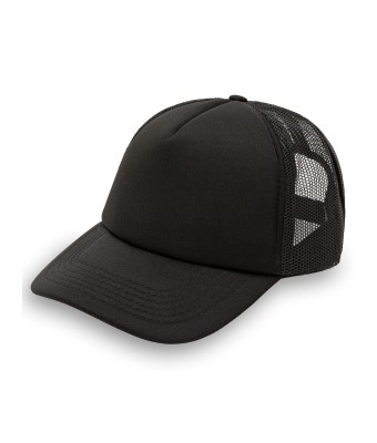 Czapka pięciopanelowa TRUCKER poliester 100%  CZA610 - BLACK / BLACK