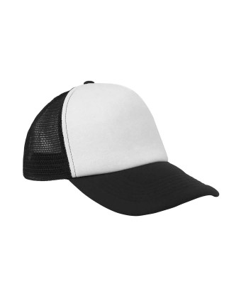 Czapka pięciopanelowa TRUCKER poliester 100%  CZA610 - BLACK / WHITE