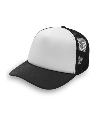 Czapka pięciopanelowa TRUCKER poliester 100%  CZA610 - BLACK / WHITE