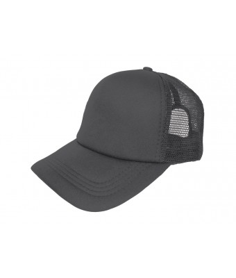 Czapka pięciopanelowa TRUCKER poliester 100%  CZA610 - GRAPHITE / GRAPHITE