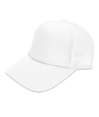 Czapka pięciopanelowa TRUCKER poliester 100%  CZA610 - WHITE / WHITE