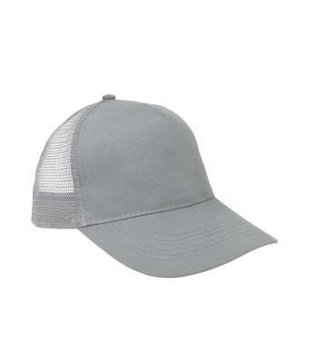 Czapka pięciopanelowa TRUCKER bawełna  CZA611 - LIGHT GREY