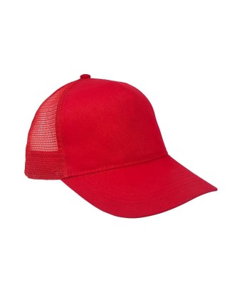 Czapka pięciopanelowa TRUCKER bawełna  CZA611 - RED