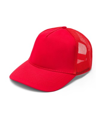 Czapka pięciopanelowa TRUCKER bawełna  CZA611 - RED