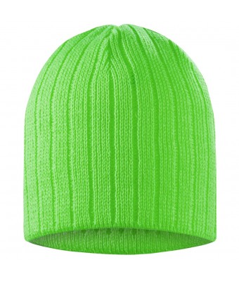 Czapka zimowa BEANIE LIME FLUOR