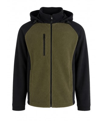 Polar dwukolorowy NEOPLUS FLDUO - KHAKI / BLACK