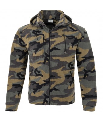 Polar JHK FLRA 340 HOODED - CAMOUFLAGE