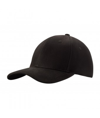 Czapka JUNIOR sześciopanelowa  CZA011 - BLACK