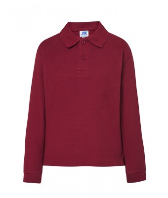 Polo KID LS  JHK PKID 210 LS  BURGUNDY