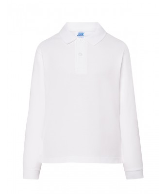 Polo KID LS  JHK PKID 210 LS  WHITE