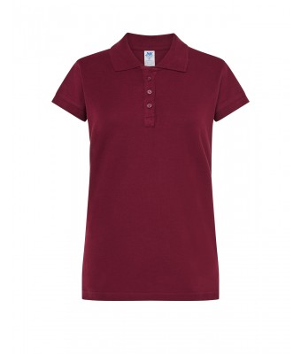 Polo damskie POPL 200 BURGUNDY
