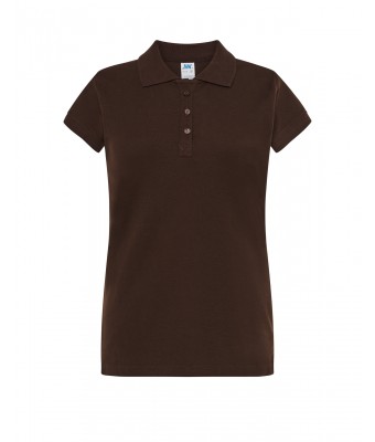 Polo damskie POPL 200 CHOCOLATE