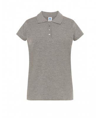 Polo damskie POPL 200 GREY MELANGE