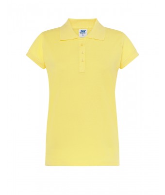 Polo damskie POPL 200 LIGHT YELLOW