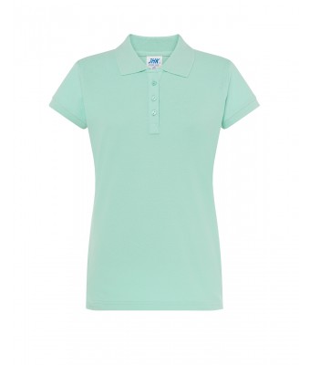 Polo damskie POPL 200 MINT GREEN