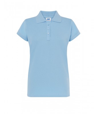 Polo damskie POPL 200 SKY BLUE