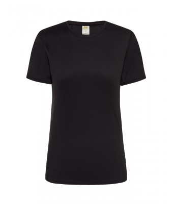 T-shirt  JHK, damski sportowy - SPORT T-SHIRT LADY -  BLACK