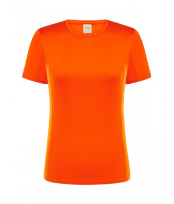 T-shirt  JHK, damski sportowy - SPORT T-SHIRT LADY -  ORANGE
