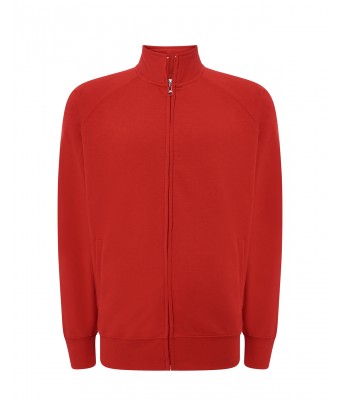 FULL ZIP SWEATSHIRT  RED