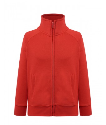 BLUZA JHK KID FULL ZIP SWEATSHIRT - RED