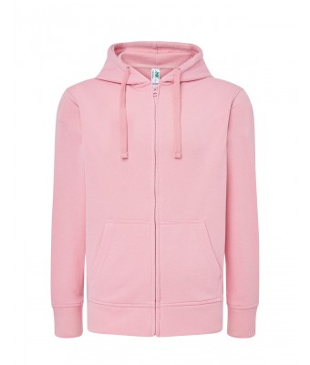 Bluza damska z kapturem, zapinana SWUL HOOD - PINK