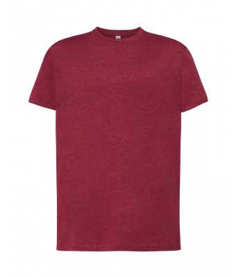 T-shirt JHK  TSRA 150 - BURGUNDY HEATHER