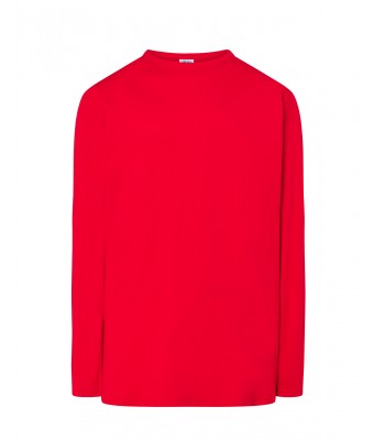 T-Shirt męski z długim rękawem  TSRA150LS  - RED
