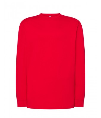T-Shirt męski z długim rękawem  TSRA170LS  - RED
