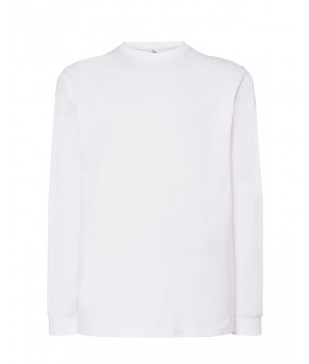 T-Shirt męski z długim rękawem  TSRA170LS  - WHITE