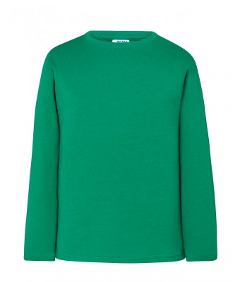 T-shirt  KID LS JHK TSRK 150 LS - KELLY GREEN
